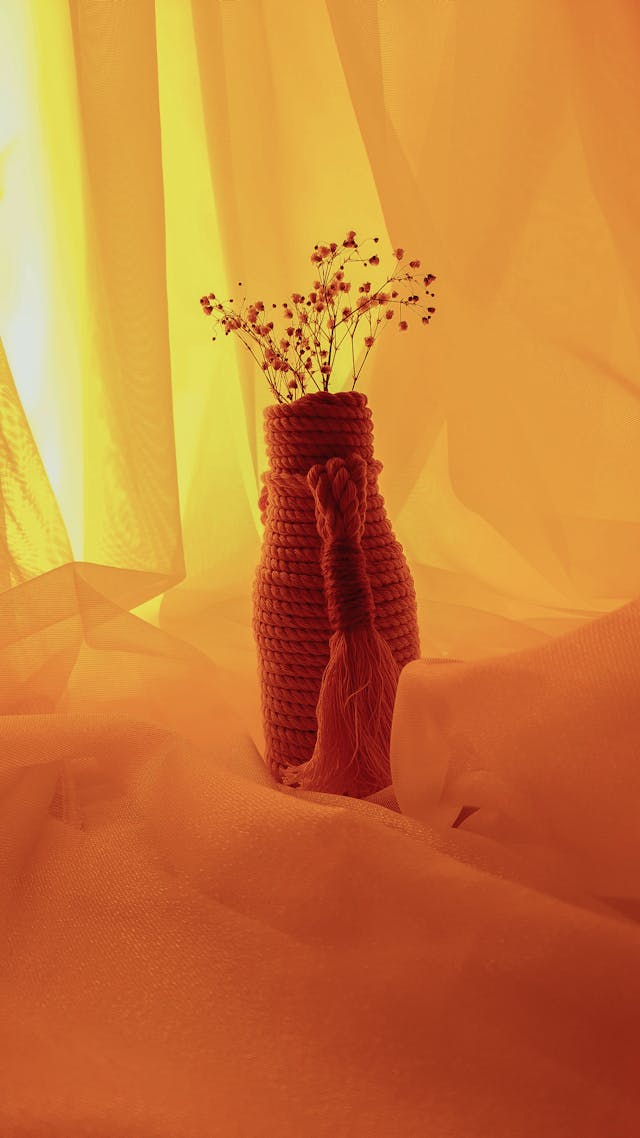 Red Vase